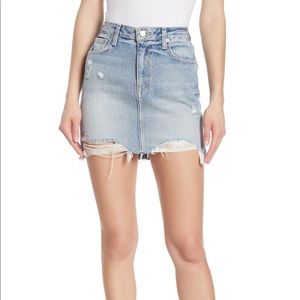 Lovers + Friends Elijah Distressed Mini Skirt